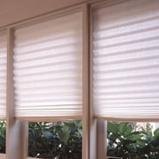 Redi Shade No Tools Original Light Filtering Pleated Paper Shade White, 36 in x 72 in