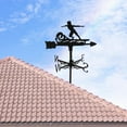 thumbnail image 3 of Roof Mount Weather Vane Wind Direction Indicator Outdoor Decoration Surf, 3 of 6