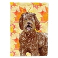 thumbnail image 1 of Carolines Treasures CK1837CHF Fall Leaves Labradoodle Flag Canvas House Size, 1 of 4