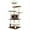 Brown, variant on Demi Bonn 71" Wood Cat Tree Tower for Indoor Cats, Multi-Level Cat Condo with 10 Scratching Posts, Perch, Washable Removable Cushions, Cat Furniture, Beige