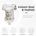 thumbnail image 4 of Balery Cute Kittens And Puppy Body de cuello redondo de manga corta para mujer Tops de manga corta Tops básicos-Large, 4 of 7