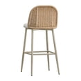 thumbnail image 3 of Pemberly Row Handmade Modern / Contemporary Cream Outdoor Barstool, 3 of 5