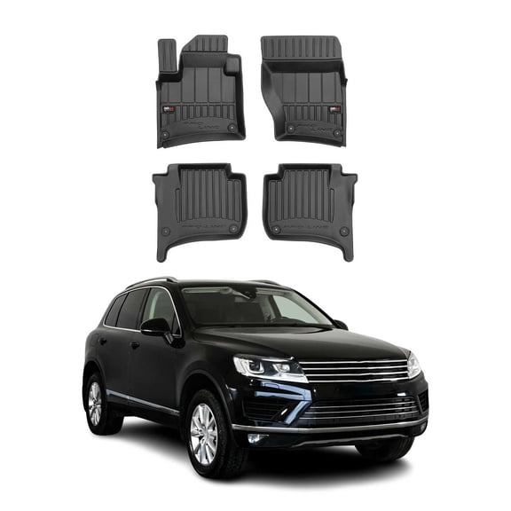 OMAC Premium Floor Mats for VW Touareg 2010-2017 All-Weather Heavy Duty 4Pcs