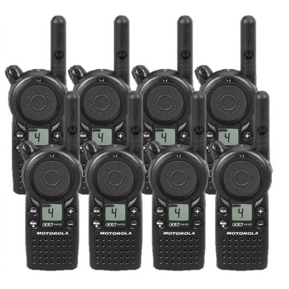 Motorola CLS1410 8 Pack Radio Bundle
