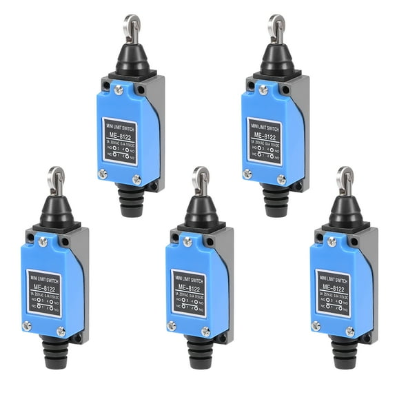 Uxcell ME-8122 1NC 1NO Cross Roller Plunger Momentary Limit Switches 5 Pack