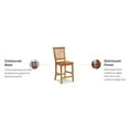 thumbnail image 3 of Homestyles Americana Wood Counter Stool in Brown, 3 of 4