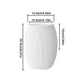thumbnail image 3 of Botellas De Plástico Maceta de plástico blanco grueso con forma de hoja para riego automático, decoración de plantas de balcón y escritorio, pieza única blanca Rkxzt, 3 of 7