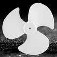 thumbnail image 2 of Plastic Three Leaves Durable Replacement Fan Leaves, Replacement Fan Blade, 2 Pcs/Set For Office Home, 2 of 8