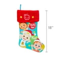 thumbnail image 3 of CoComelon 20 inch Velour Christmas Stocking, Polyester, Green, 3 of 3