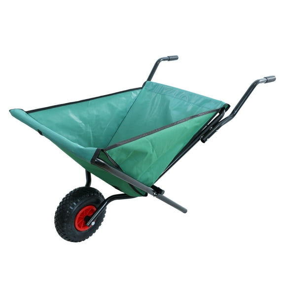 Jopath Collapsible Wheelbarrow 176 lbs Folding Yard Garden Wheelbarrow Foldable Lightweight Gardening Heavy Duty