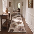 thumbnail image 5 of GENIMO 5'x7' Area Rug for Living Room, Machine Washable Non Slip Low Pile Rug for Bedroom Dining Room, Vintage Floral, OCHRE BLOOM, 5 of 5