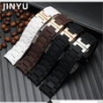 thumbnail image 4 of Correa de reloj de silicona de 23 mm y 20 mm de acero inoxidable para pulsera de reloj Armani AR5890 AR5889 AR5858 AR5920 AR5868 AR8023, 4 of 5