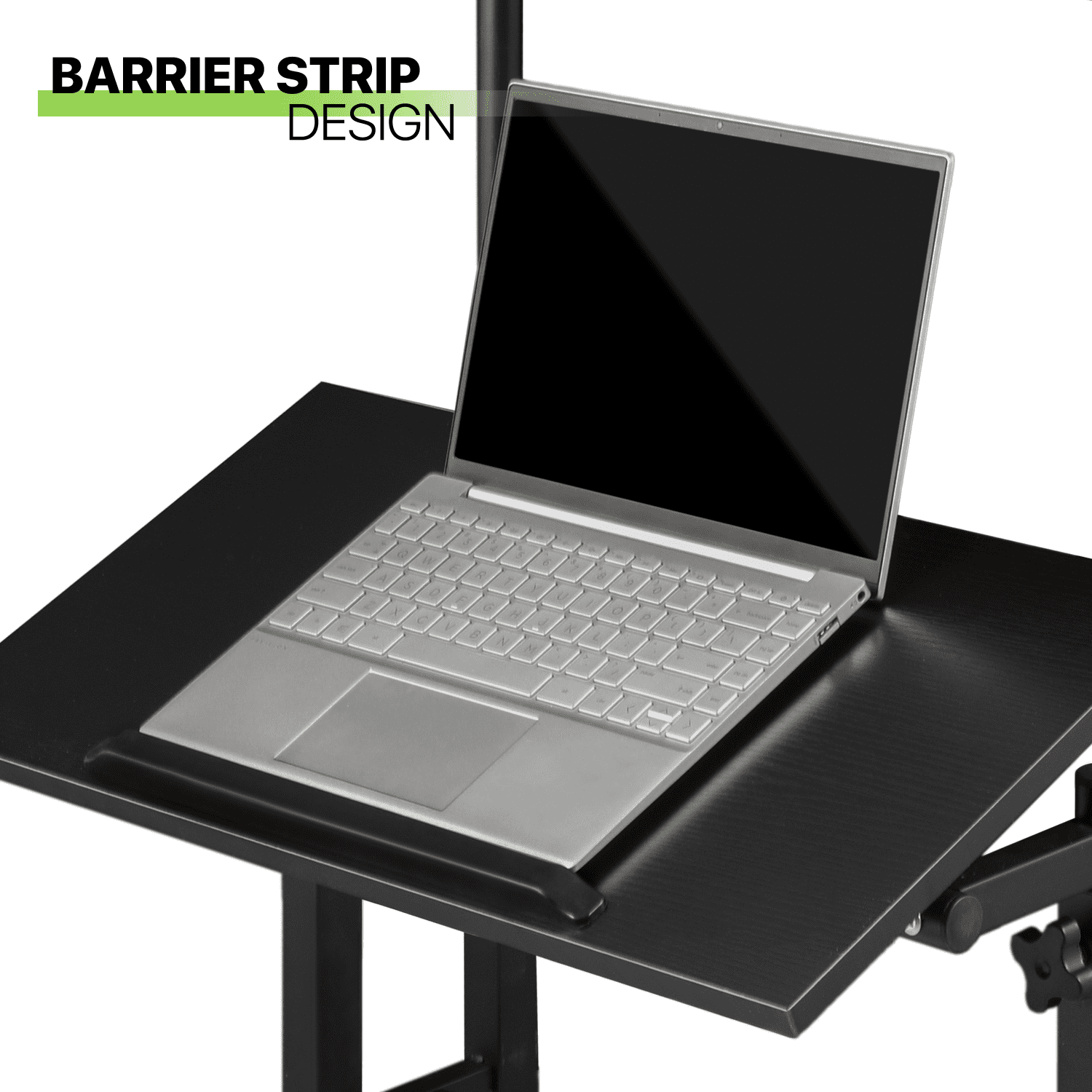 Magshion Computer Desk with Tilting Table, Adjustable Height Small Standing Desk with Monitor Shelf for Standing or Sitting, Black
