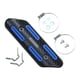 thumbnail image 3 of Cubierta de aislamiento térmico para protección térmica de motocicletas Accesorios para motocicletas fáciles de instalar Azul, 3 of 9