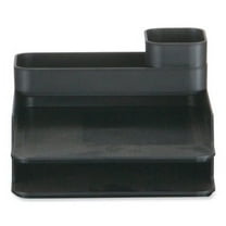 Safco Plastic Desk Organizer in Black