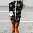 thumbnail image 2 of Christmas Santa Print Leggings For Women Stretchy Tight Workout Pants Holiday Fitness Apparel Soft Comfortable Activewear, 2 of 2