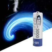 20/48/24pcs /lot X AA BTY Reable High Capacity Blue and White Battery 3000mAh Ni-MH 1.2V Battery on sale