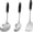 B-Silver Cooking Utensils, variant on Stainless Steel Pasta Spoon, Spaghetti Server with Teeth, Metal Pasta Fork for Noodles, Linguine, Fettuccine and Macaroni, Dishwasher Safe
