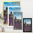 thumbnail image 4 of Designart 'Abbey With Lavender Field In France' Farmhouse Framed Art Print, 4 of 4