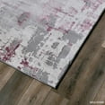 thumbnail image 6 of MDA Rug Imports Petra Collection Abstract Area Rug 5'2'' X 7'5'' - Lilac/Grey, 6 of 7