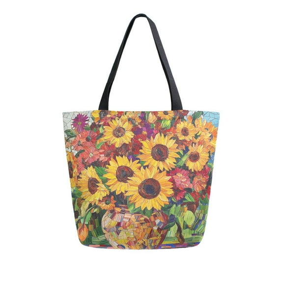 DIXRUYEE Tote Bag Women Weekender Travel Bag Shoulder Handbag Floral Harmony Of Summer Printed