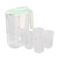 thumbnail image 1 of yuksok Clear Ice Tea Maker, Beverage Pitcher, Iced Tea Pitcher with 4 Cups, Large Water Green, 1 of 9