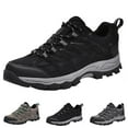 thumbnail image 6 of XIMIN Men's Waterproof Non-Slip Hiking Shoes Leather Low-Top Trail Running Sneakers Breathable Lightweight Mesh Travel Shoes Outdoor Trekking Boots (11, Black), 6 of 6