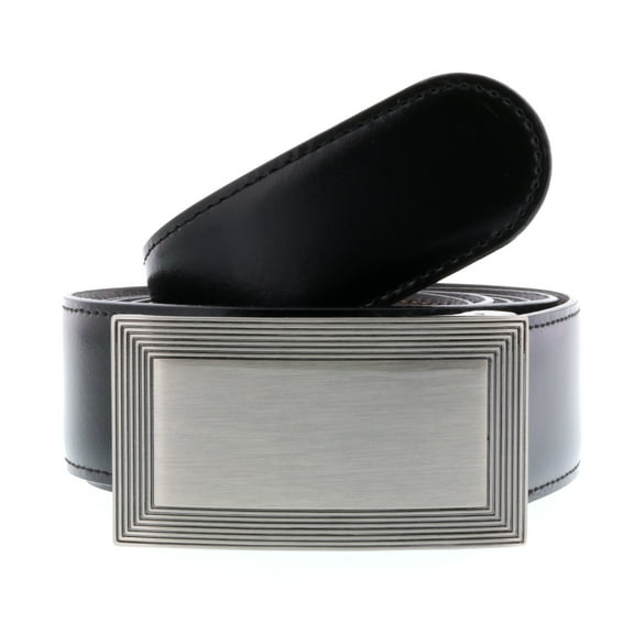 HS Collection HSB 7001  Black/Brown Reversible/Adjustable Mens Belt for mens