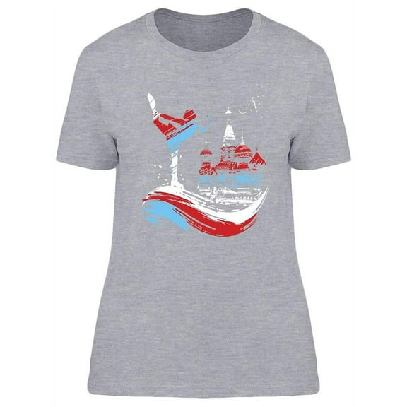 Skating Passion T-Shirt Women -Image by Shutterstock, Female Large