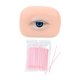 thumbnail image 1 of Modelo de ojo artificial de silicona suave para formación de esteticistas y principiantes en maquillaje. Izquierda, 1 of 9