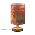 thumbnail image 2 of Basketball Cool Bedside Table Lamp LED Warm Lights with USB Charging Port Retro Cylinder Desk Lamps, 2 of 7