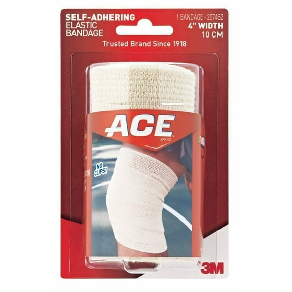 Ace Self-Adhering Elastic Bandage, 4 Inches, 5-Pack