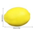 thumbnail image 4 of Billuyoard Frutas artificiales limón fotografía boceto fruta Prop hogar centro de espuma falsa decoración de frutas decoración de cocina Frutas y Verduras Artificiales Amarillo 9.6 cm Billuyoard HA8783-01B, 4 of 6