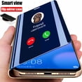 thumbnail image 2 of Funda con tapa de espejo inteligente de lujo para Xiaomi Redmi Note 11 10 9 9s Poco X3 NFC 8 8T 10s 11T Pro Max 9A 9C Mi 9T Lite 5G, 2 of 4