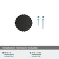 thumbnail image 4 of Amerock Ballard 1 inch (25mm) Diameter Matte Black Cabinet Knob, 4 of 6