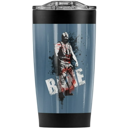 

Batman Dark Knight Rises/Bane Splatter Stainless Steel Tumbler 20 oz Coffee Travel Mug/Cup Vacuum Insulated & Double Wall with Leakproof Sliding Lid | Great for Hot Drinks and Cold Beverages