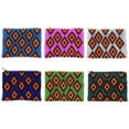 thumbnail image 3 of Native Inspired Multi Diamond Pattern Czech Glass Seed Beaded Coin Purse Zipper Pouch - Womens Fashion Handmade Bags Tribal Accessories, 3 of 3