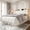Cream White, Chenille Fabric, variant on Amolife Full Lift Up Storage Bed Frame, Chenille Multi-Functional Headboard, Ample Under-Bed Storage Space, Cream White