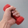 thumbnail image 3 of BESTYASH Poids de Pilates pour Femmes Haltère Hexagonal Rouge 2 Pcs, 3 of 7