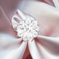 thumbnail image 5 of 12PCS Napkin Rings w/ Hollow Out Flower Napkin Holder Adornmen Stainless Steel, 5 of 15