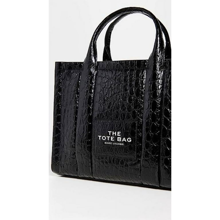 Marc Jacobs Women's The Croc-Embossed Medium Tote Bag, Black