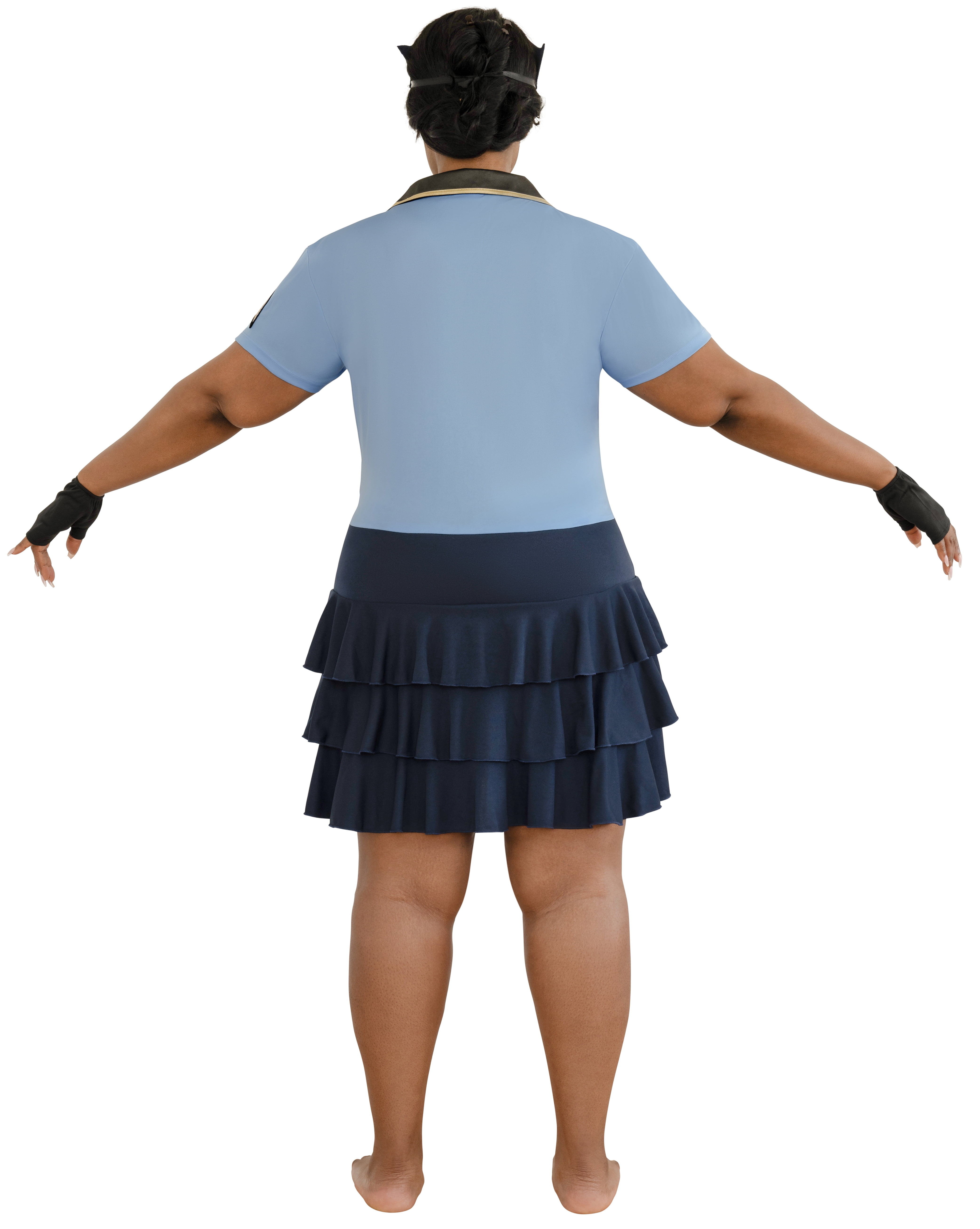 Police Officer Dress, Halloween Costume for Adults, Women's Size 1X (16/18W), by Way to Celebrate