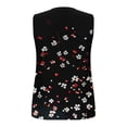 thumbnail image 5 of Fewfanhot Women's Floral Print Sleeveless Tank Top, Hawaiian Flower Pattern Casual Blouse, Lightweight Summer Crew Neck Camisole, S-2XL, 5 of 6