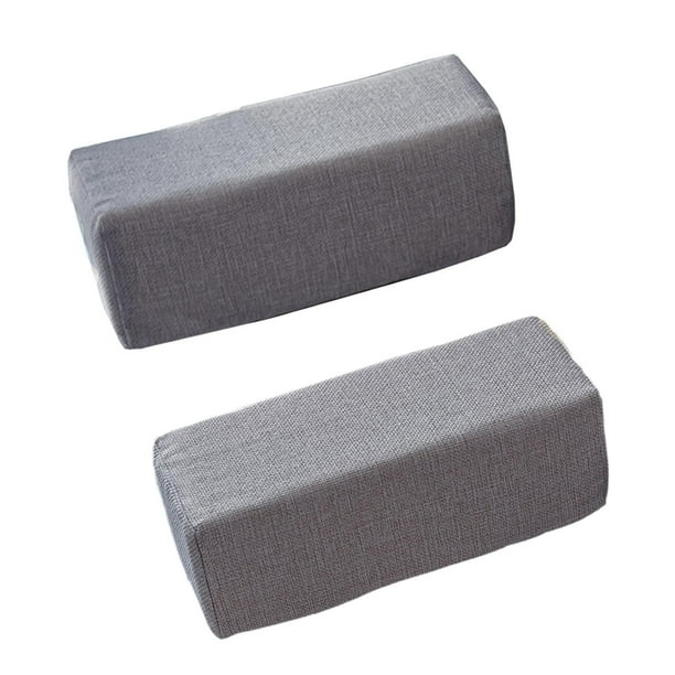 Almohadillas de la silla de oficina almohadillas aliviables amortiguables cojín de descanso del brazo ligero Gris claro