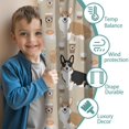 thumbnail image 3 of Blackout Kids Curtains,Cartoon Corgi and Coffee Childrens Insulated Curtains Set Of 2,Bedroom Essentials,Toddler Room Decor 42"x54"(106x137cm), 3 of 4
