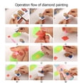thumbnail image 2 of Cuadros Decorativos 10 piezas DIY ronda diamante pintura niño piña pegatinas de dibujos animados herramienta Manual DQrwqpou embutido en tela, 2 of 6