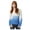 Blue - 471, variant on Aeropostale Womens Dip-Dye Pullover Sweater, Blue, Juniors, X-Large