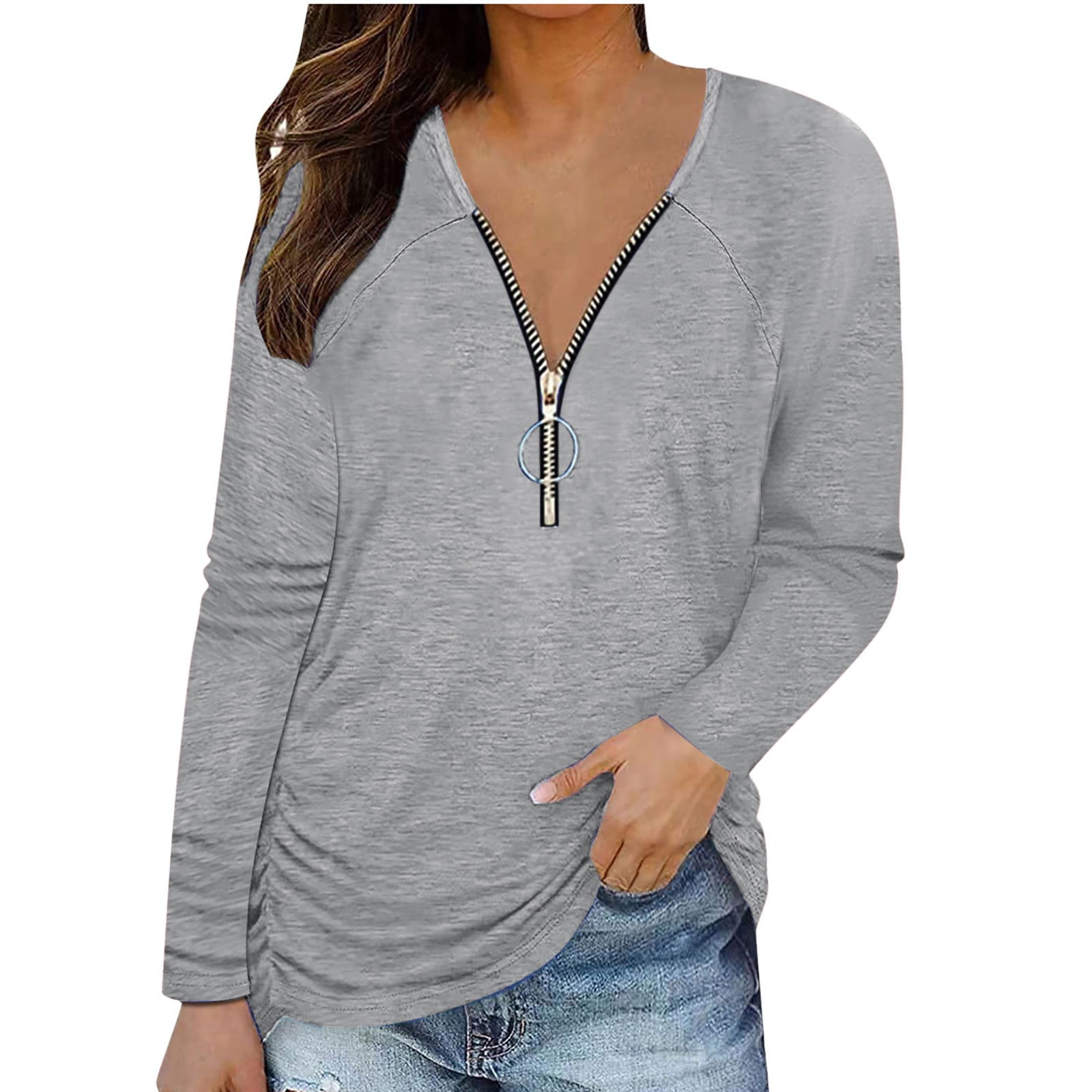 T-shirt Henley à Manches Longues Et Coupe Carrée - Blanc - FEMME | H&M FR