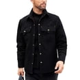 thumbnail image 6 of LEDUNTINO Men’s Shirt Jacket Shacket, Plaid Lining, Single-Breasted Button Closure, Casual Blazer, Durable -Like Jacket, 6 of 6