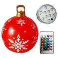 thumbnail image 1 of 60cm Inflatable Christmas Ball PVC Glow Christmas Inflatable Ball (Style S), 1 of 8